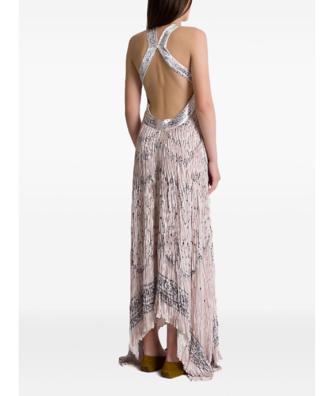 ALBERTA FERRETTI Мульти полиамидовое платье, фото 4