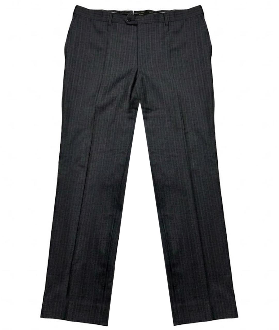 ZILLI Серые классические брюки, фото 1