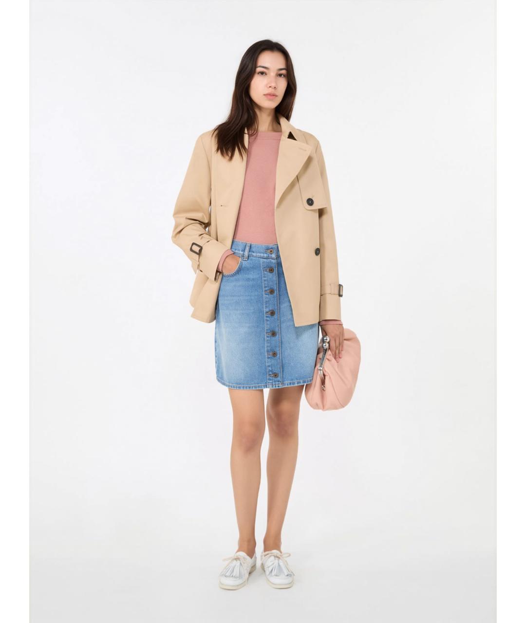 WEEKEND MAX MARA Розовый шелковый джемпер / свитер, фото 2