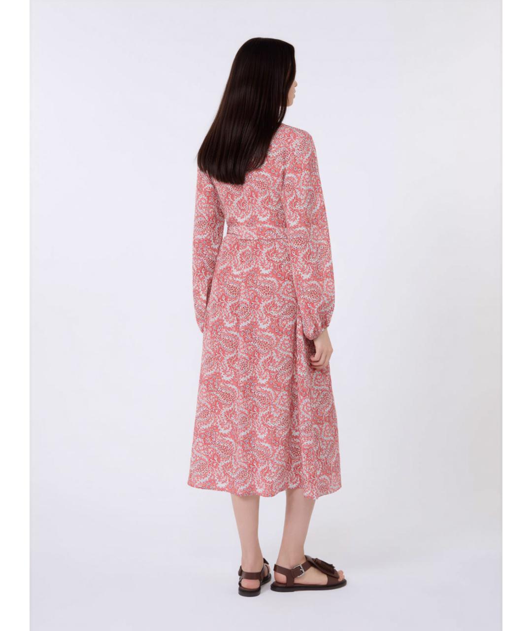 WEEKEND MAX MARA Мульти шелковое повседневное платье, фото 4