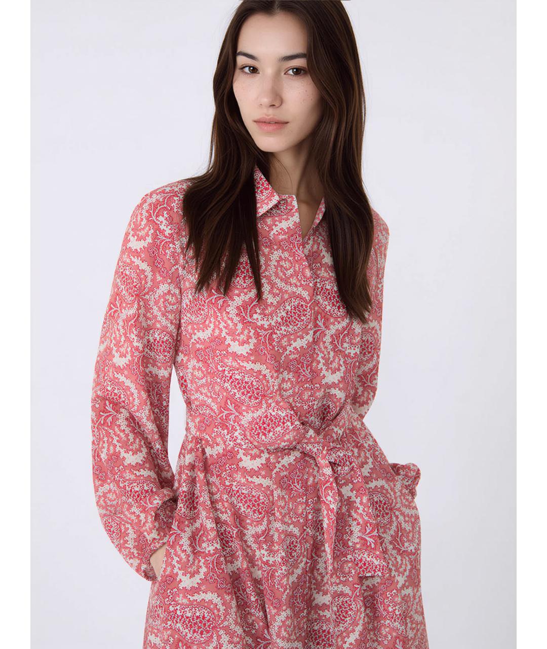 WEEKEND MAX MARA Мульти шелковое повседневное платье, фото 5