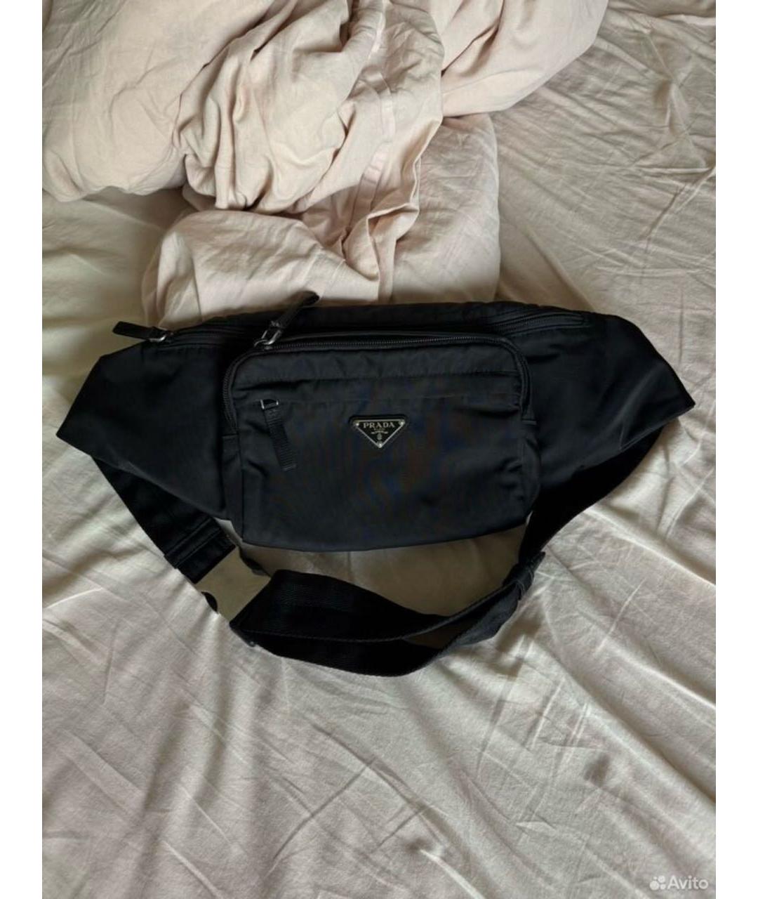 PRADA Черная сумка через плечо, фото 2