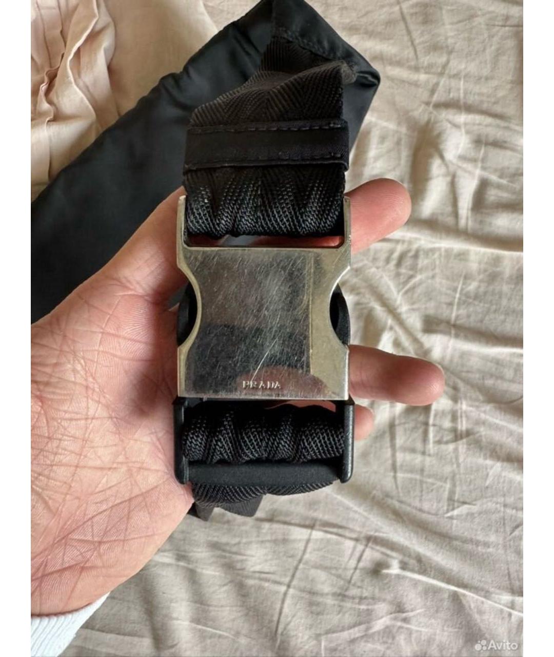 PRADA Черная сумка через плечо, фото 4