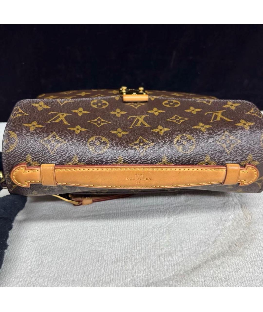 LOUIS VUITTON Коричневая сумка через плечо, фото 6