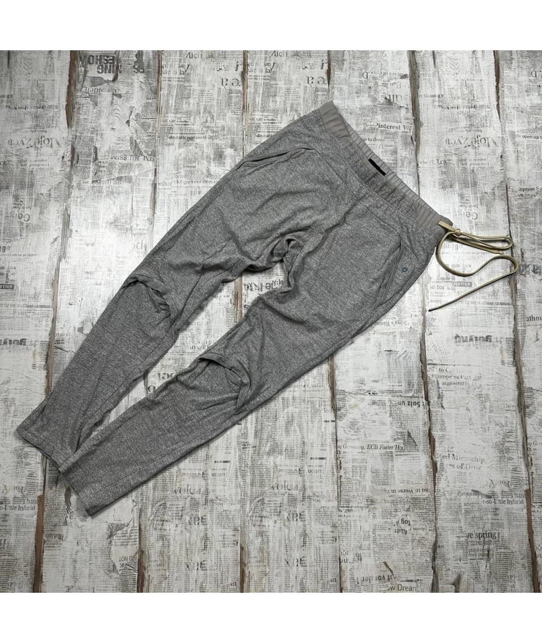 UNDERCOVER Серые хлопковые повседневные брюки, фото 2