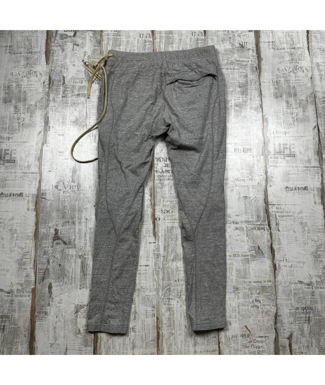 UNDERCOVER Серые хлопковые повседневные брюки, фото 4