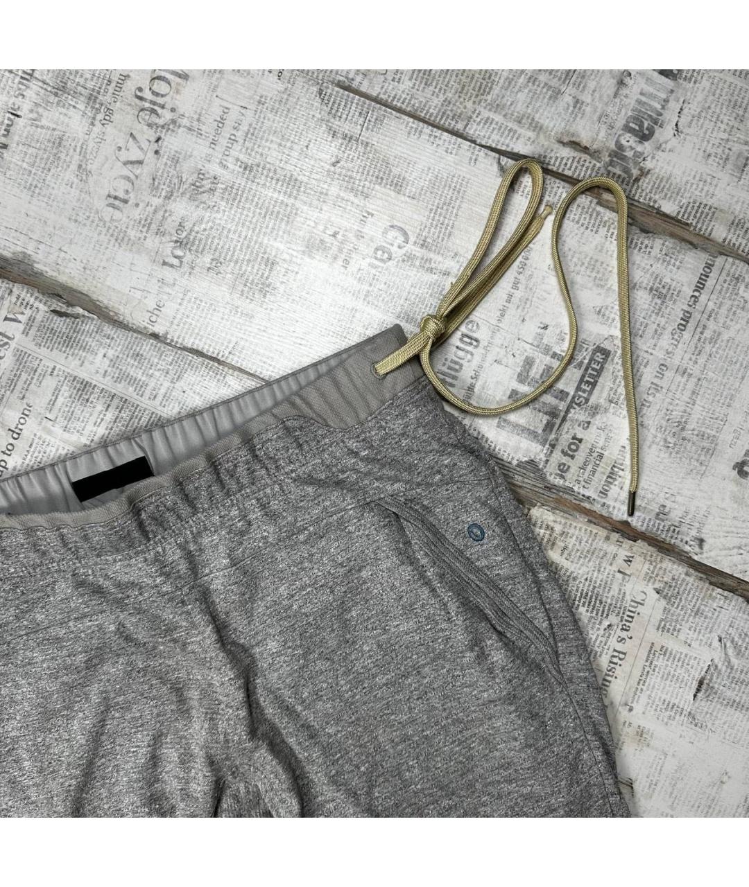 UNDERCOVER Серые хлопковые повседневные брюки, фото 3