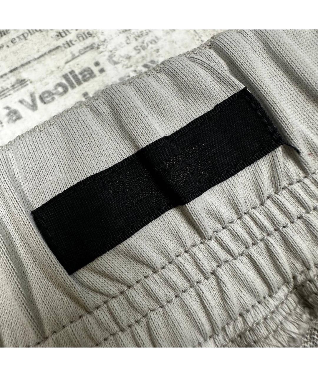 UNDERCOVER Серые хлопковые повседневные брюки, фото 7