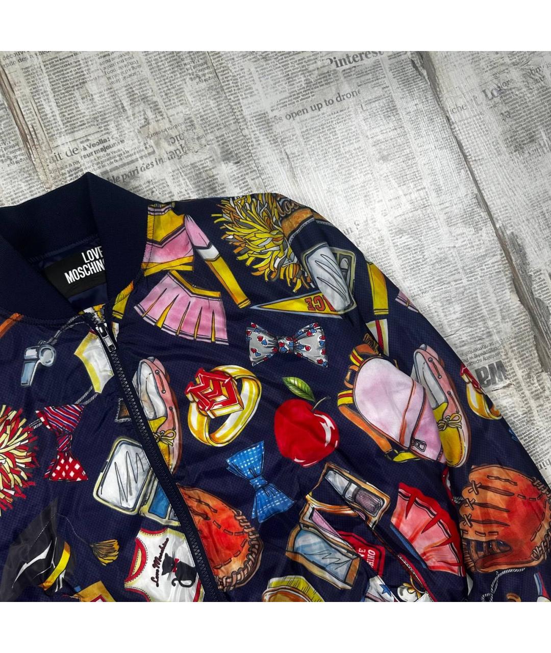 LOVE MOSCHINO Мульти куртка, фото 2
