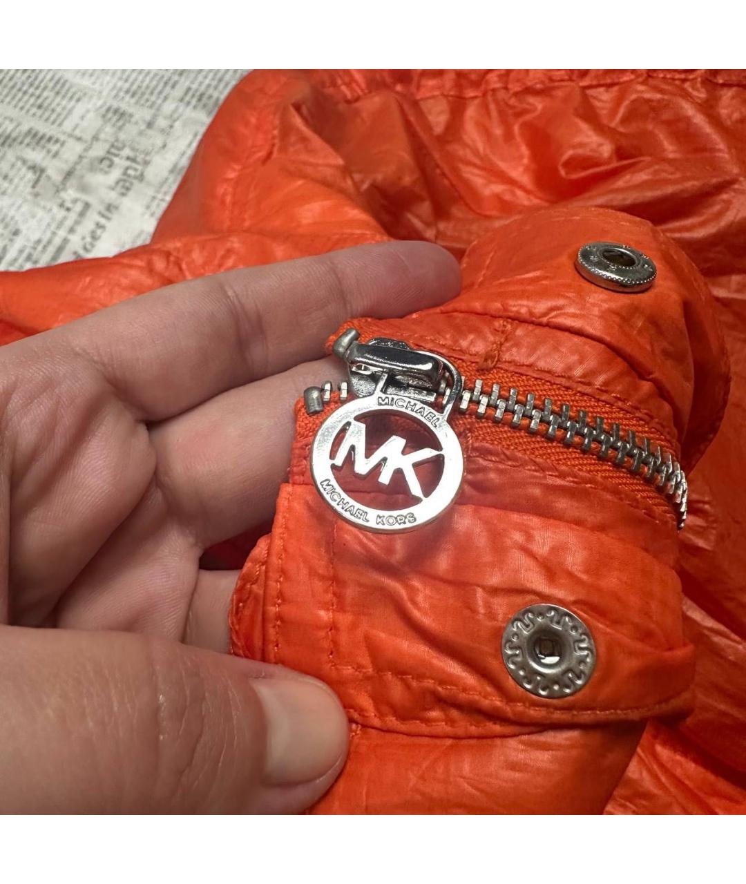 MICHAEL MICHAEL KORS Оранжевая парка, фото 4