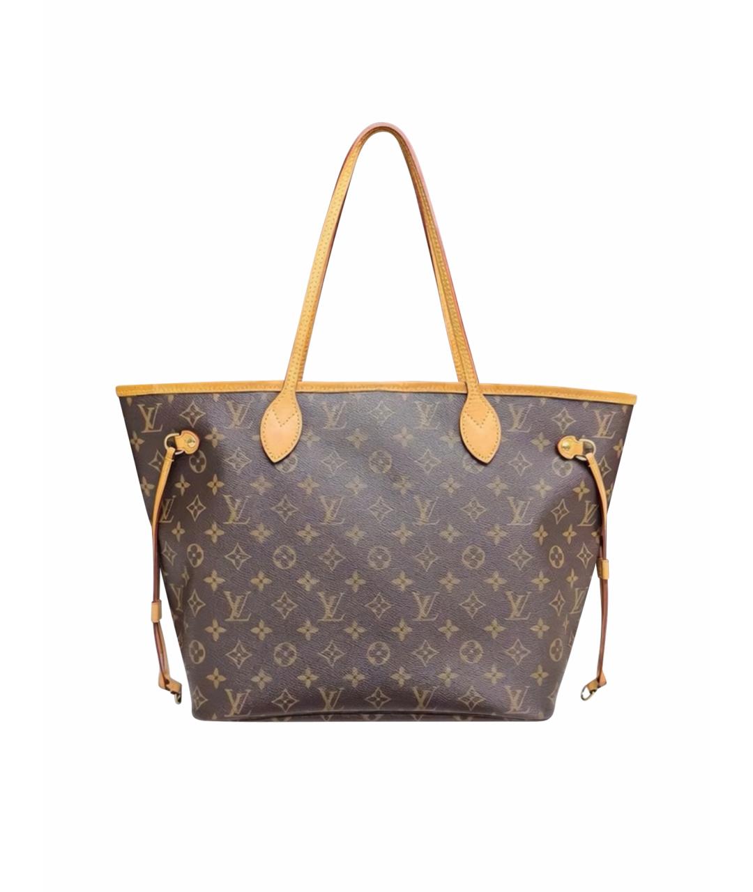 LOUIS VUITTON Коричневая сумка тоут, фото 9