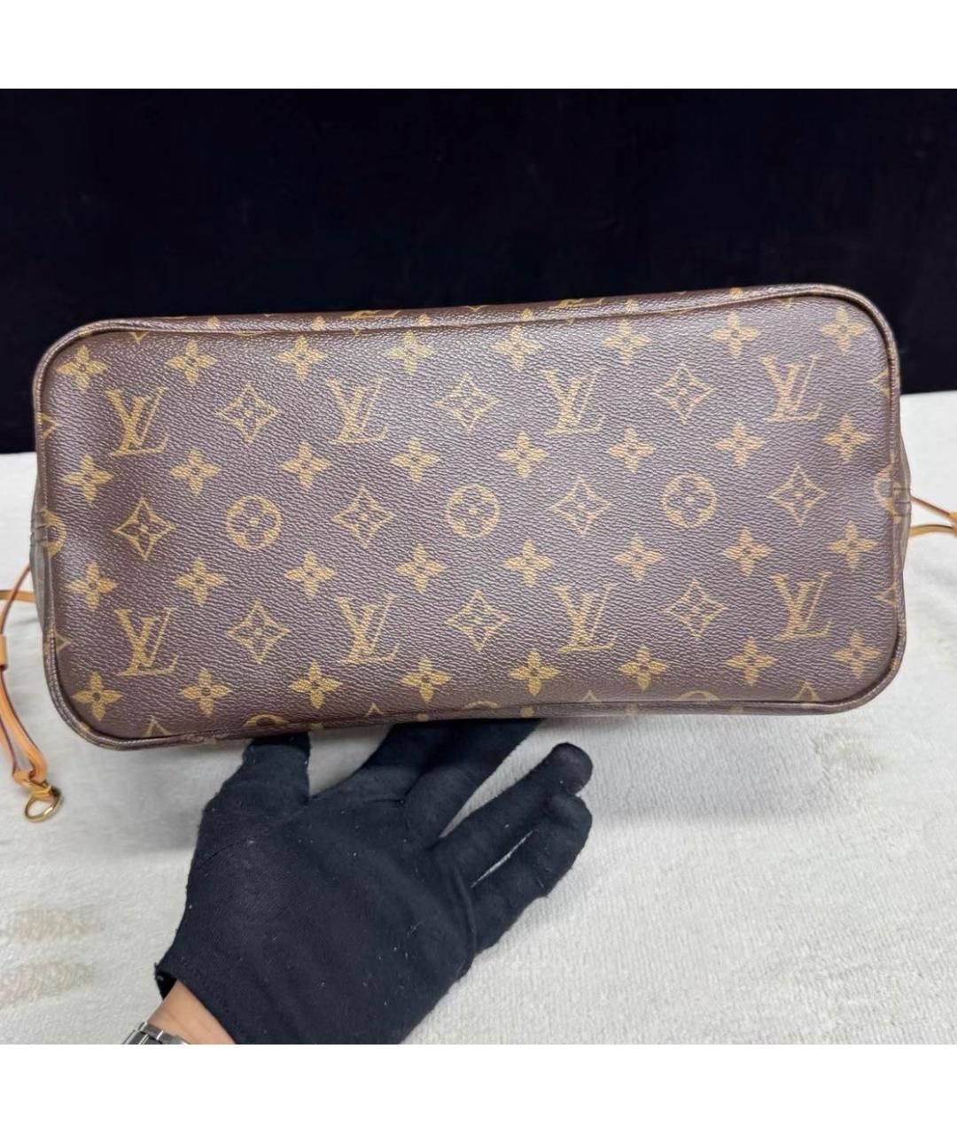 LOUIS VUITTON Коричневая сумка тоут, фото 5