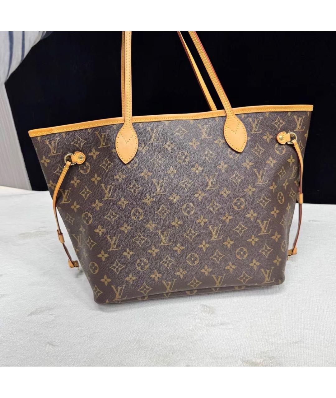 LOUIS VUITTON Коричневая сумка тоут, фото 7