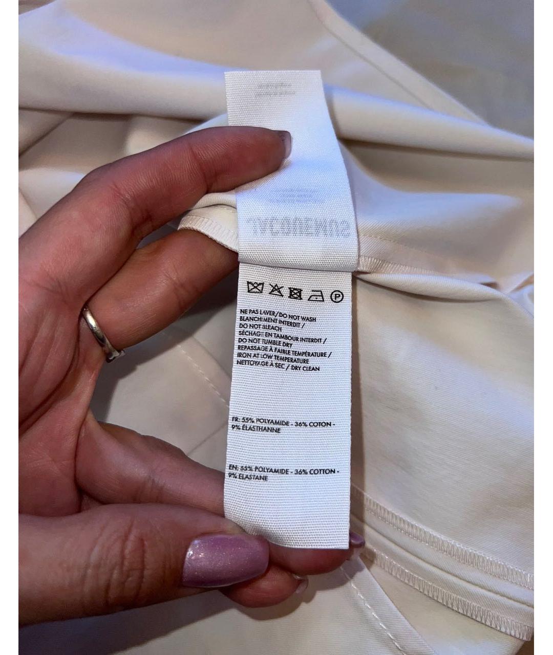 JACQUEMUS Бежевое полиамидовое повседневное платье, фото 7