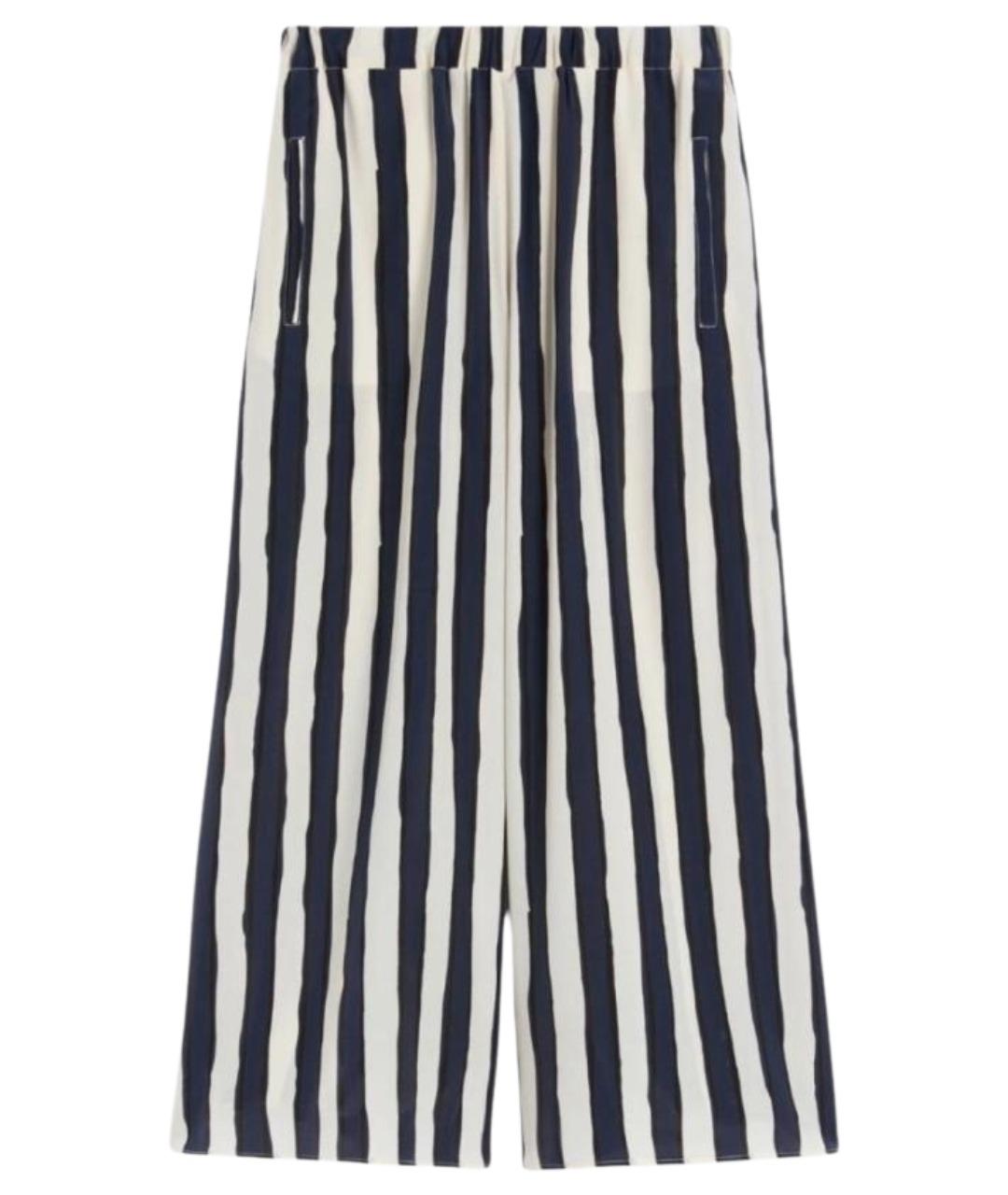 WEEKEND MAX MARA Мульти шелковые брюки широкие, фото 1