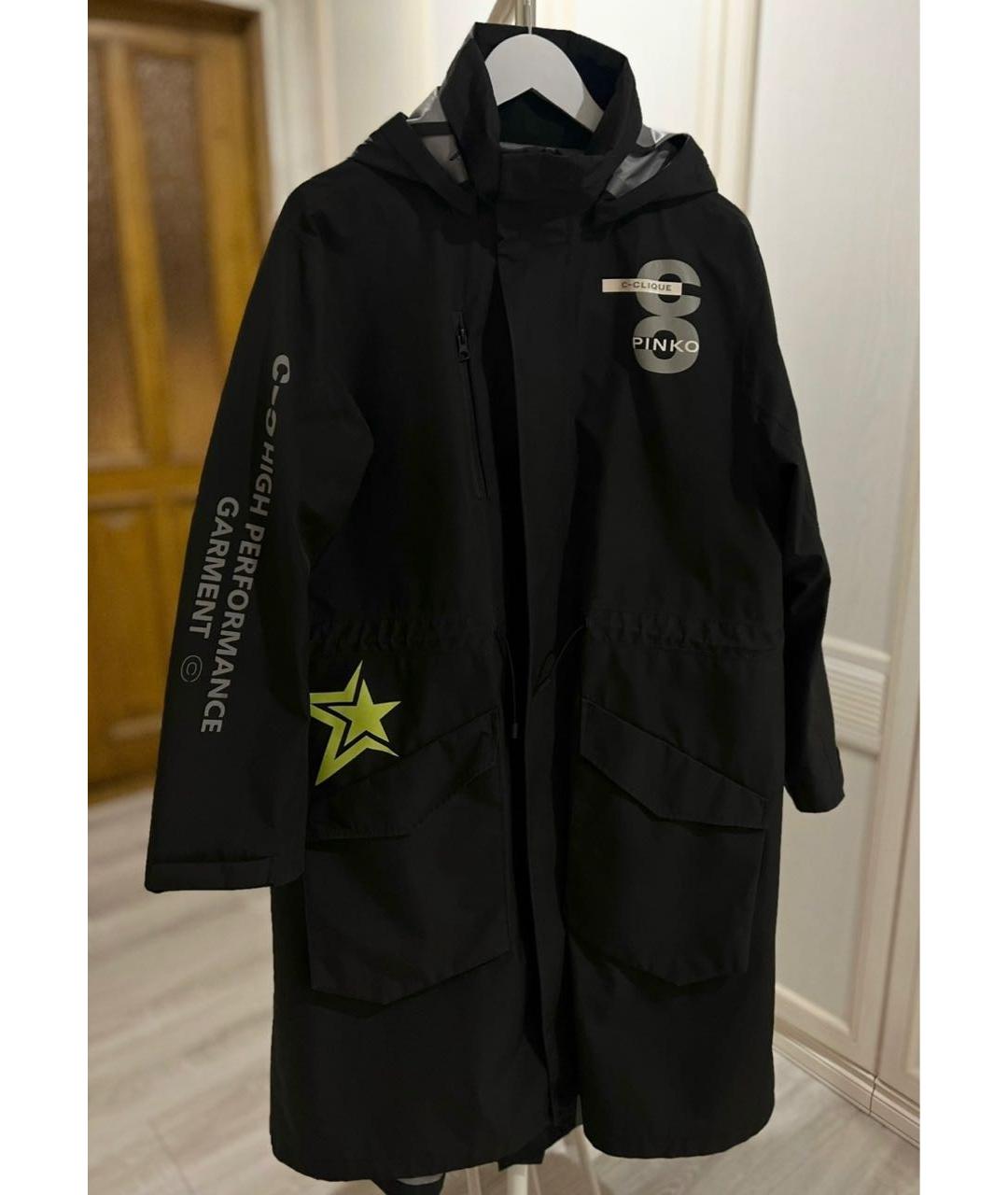 PINKO Черная парка, фото 8