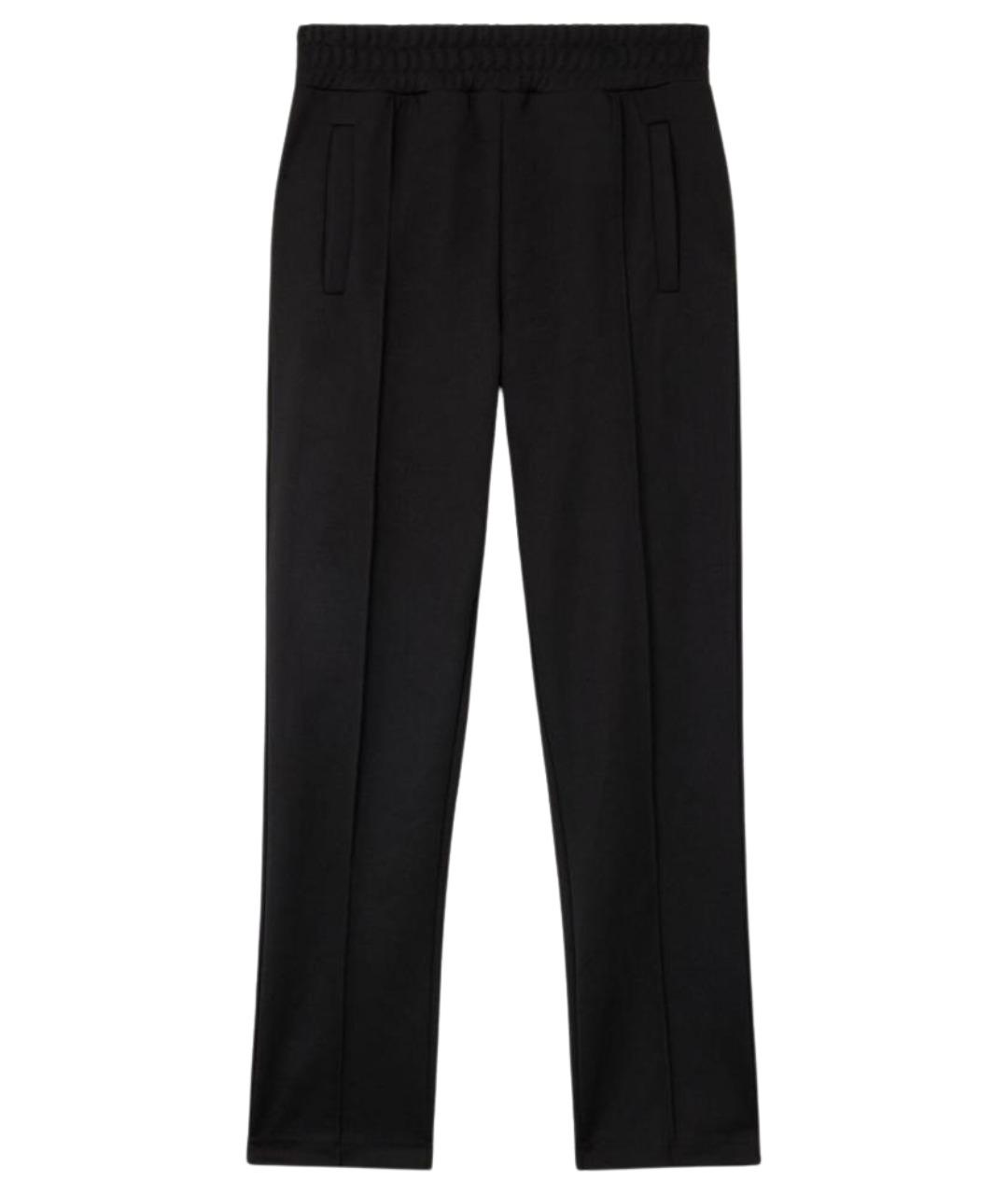 PALM ANGELS Черные хлопковые повседневные брюки, фото 1