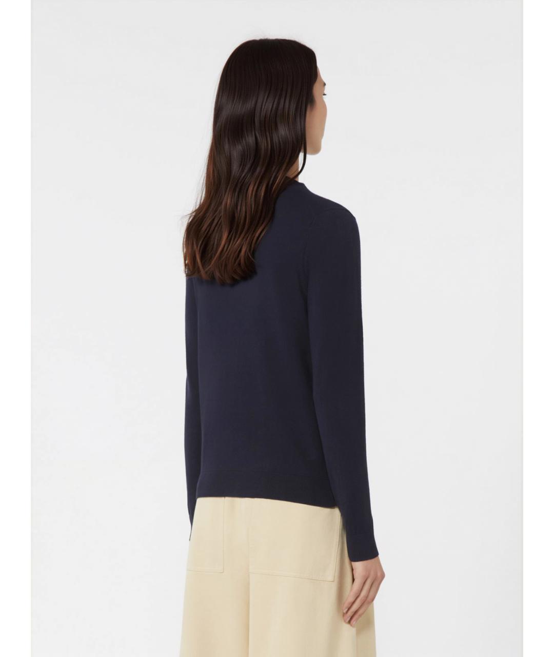 WEEKEND MAX MARA Синяя вискозная рубашка, фото 4
