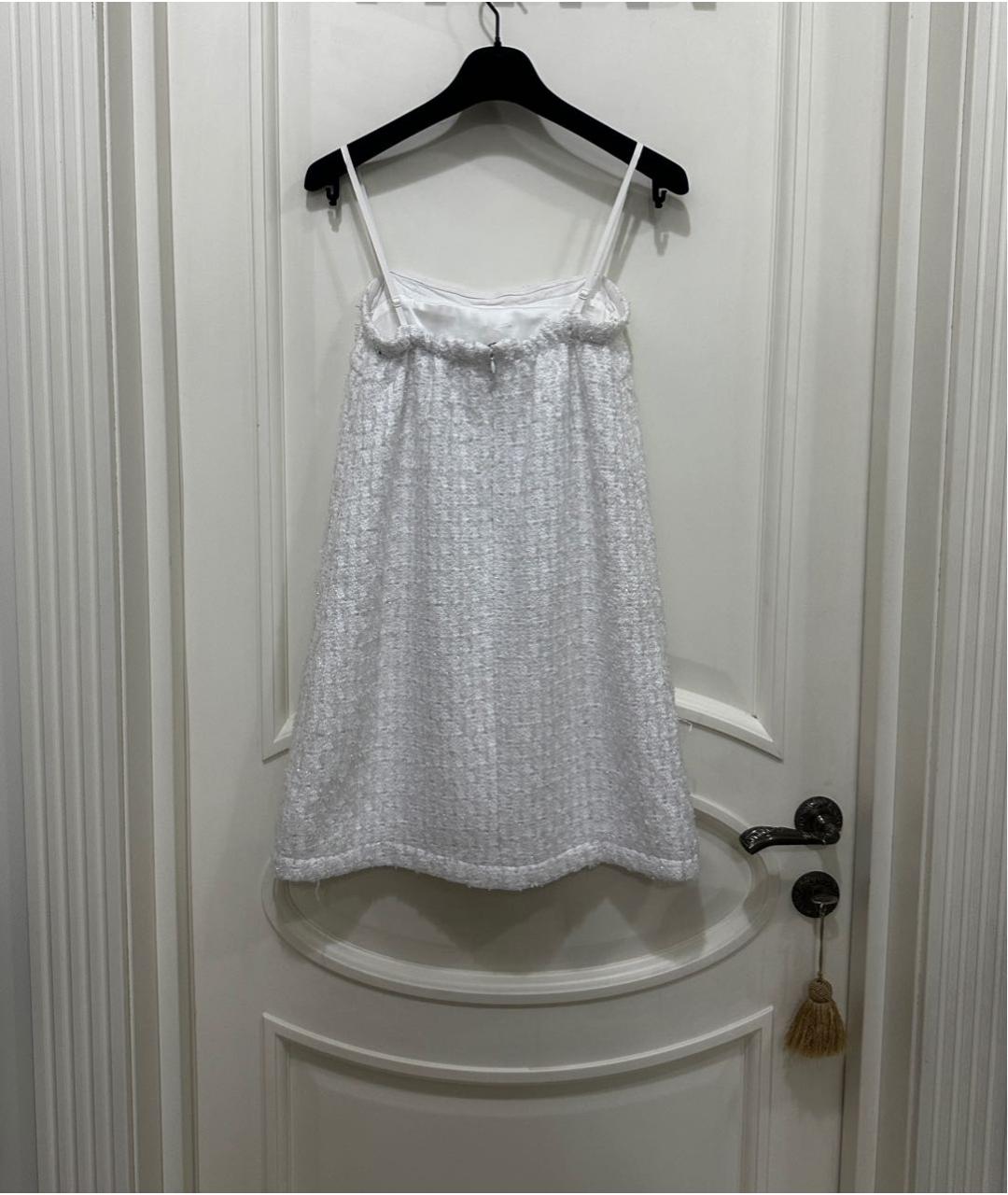 12 STOREEZ Белое полиэстеровое коктейльное платье, фото 5