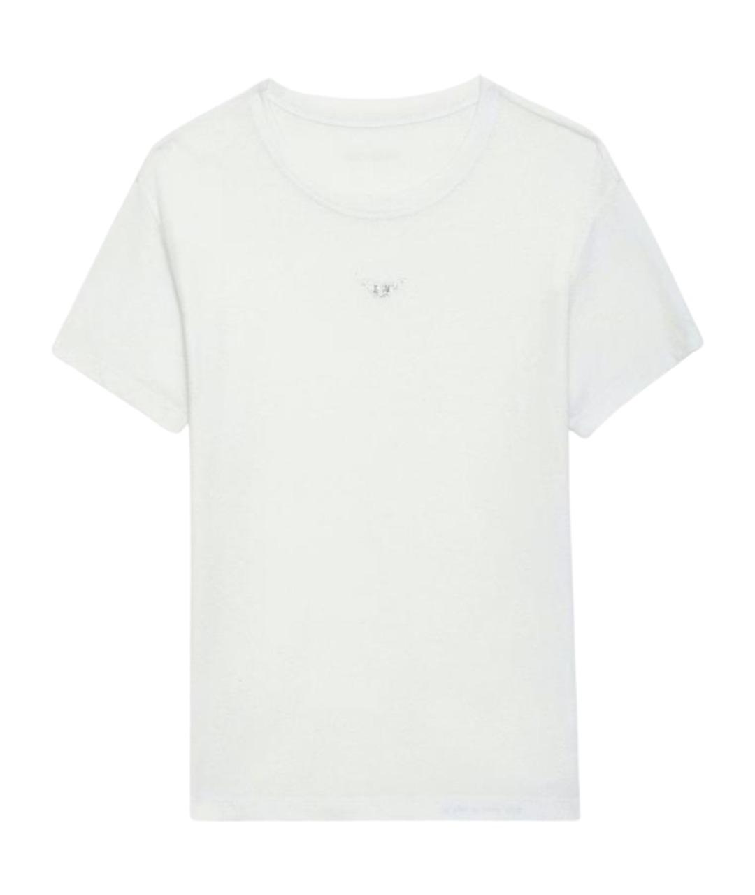 ZADIG & VOLTAIRE Белая полиэстеровая футболка, фото 1
