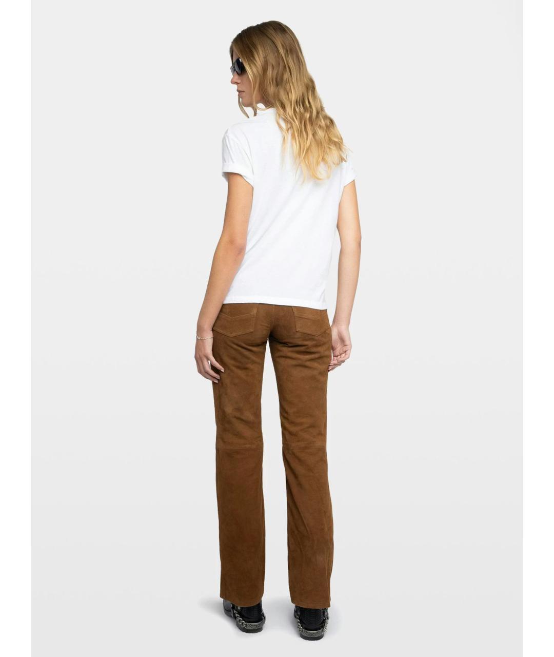 ZADIG & VOLTAIRE Белая полиэстеровая футболка, фото 4