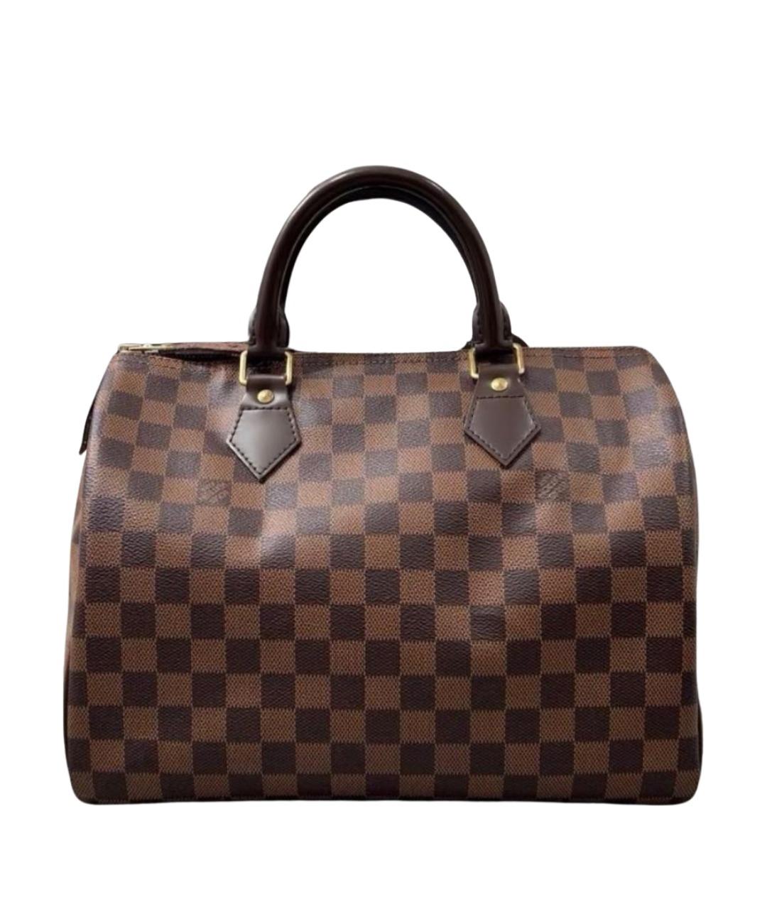 LOUIS VUITTON Коричневая сумка с короткими ручками, фото 1