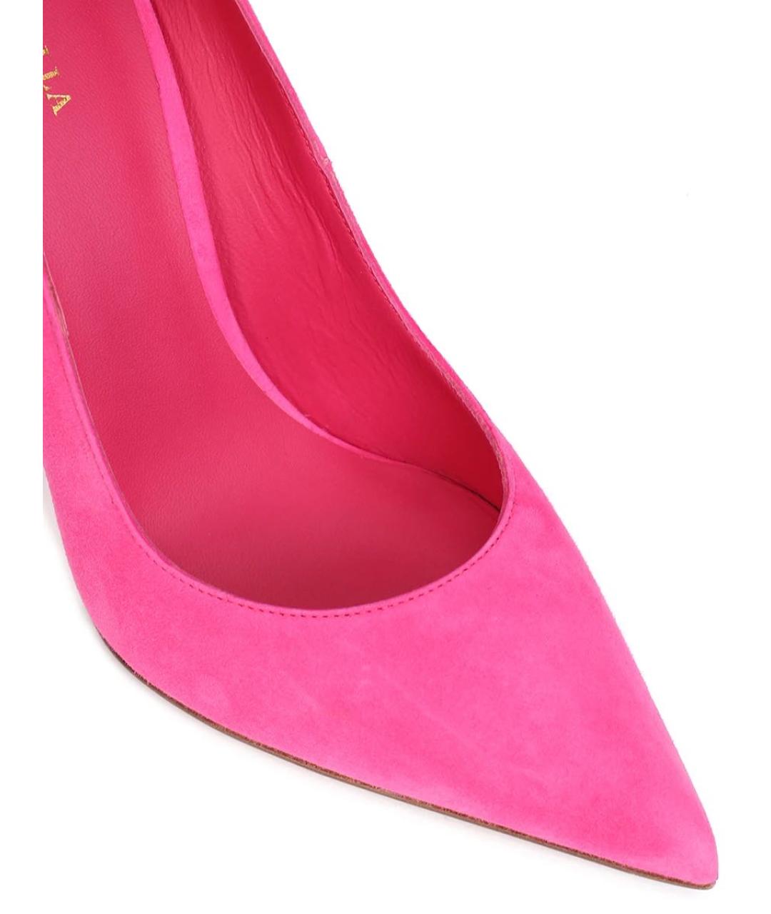 LE SILLA Розовые замшевые туфли, фото 5