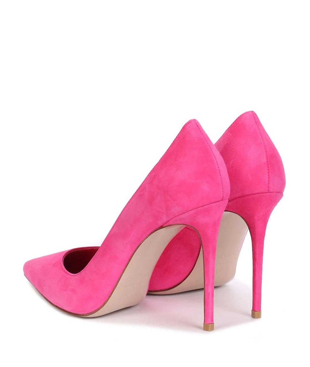 LE SILLA Розовые замшевые туфли, фото 4