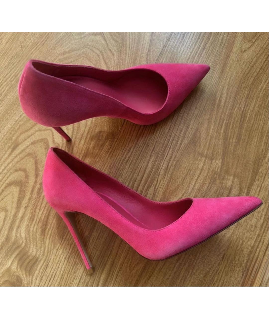 LE SILLA Розовые замшевые туфли, фото 6