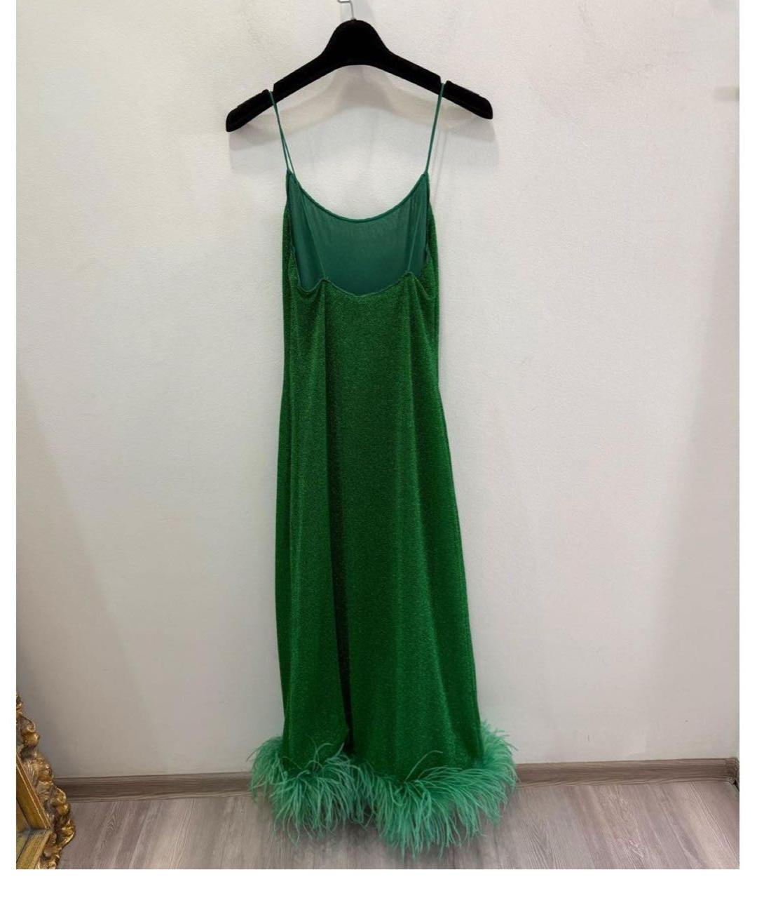 OSEREE Зеленые полиамидовое коктейльное платье, фото 2