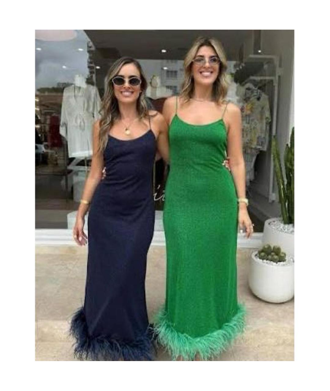 OSEREE Зеленые полиамидовое коктейльное платье, фото 7