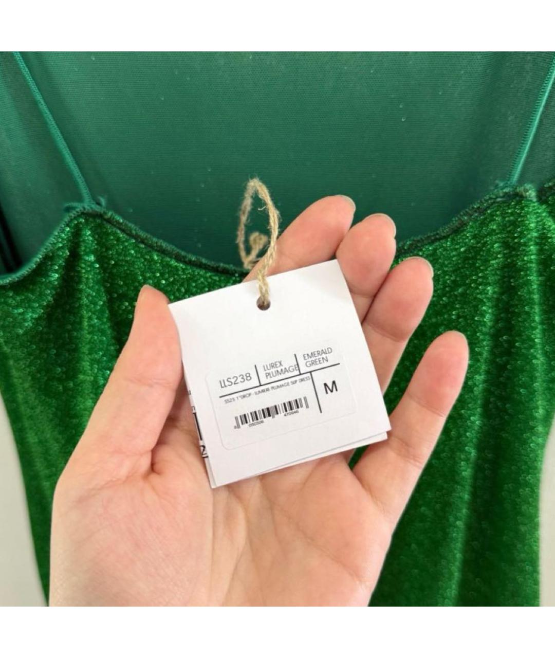 OSEREE Зеленые полиамидовое коктейльное платье, фото 4