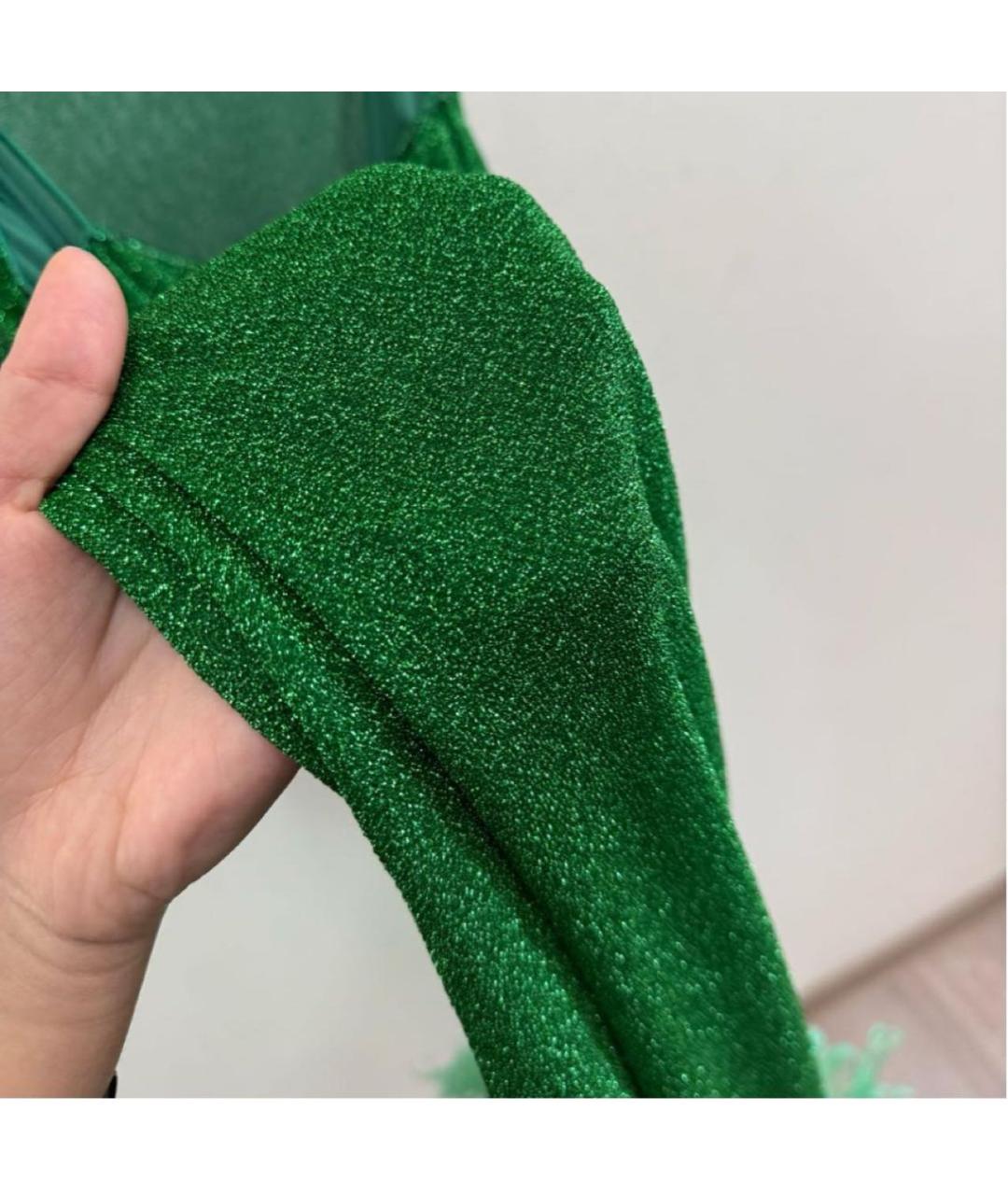 OSEREE Зеленые полиамидовое коктейльное платье, фото 5