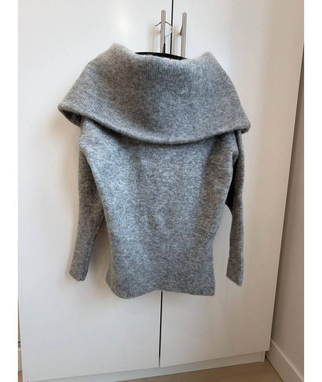 ACNE STUDIOS Серый полиамидовый джемпер / свитер, фото 2