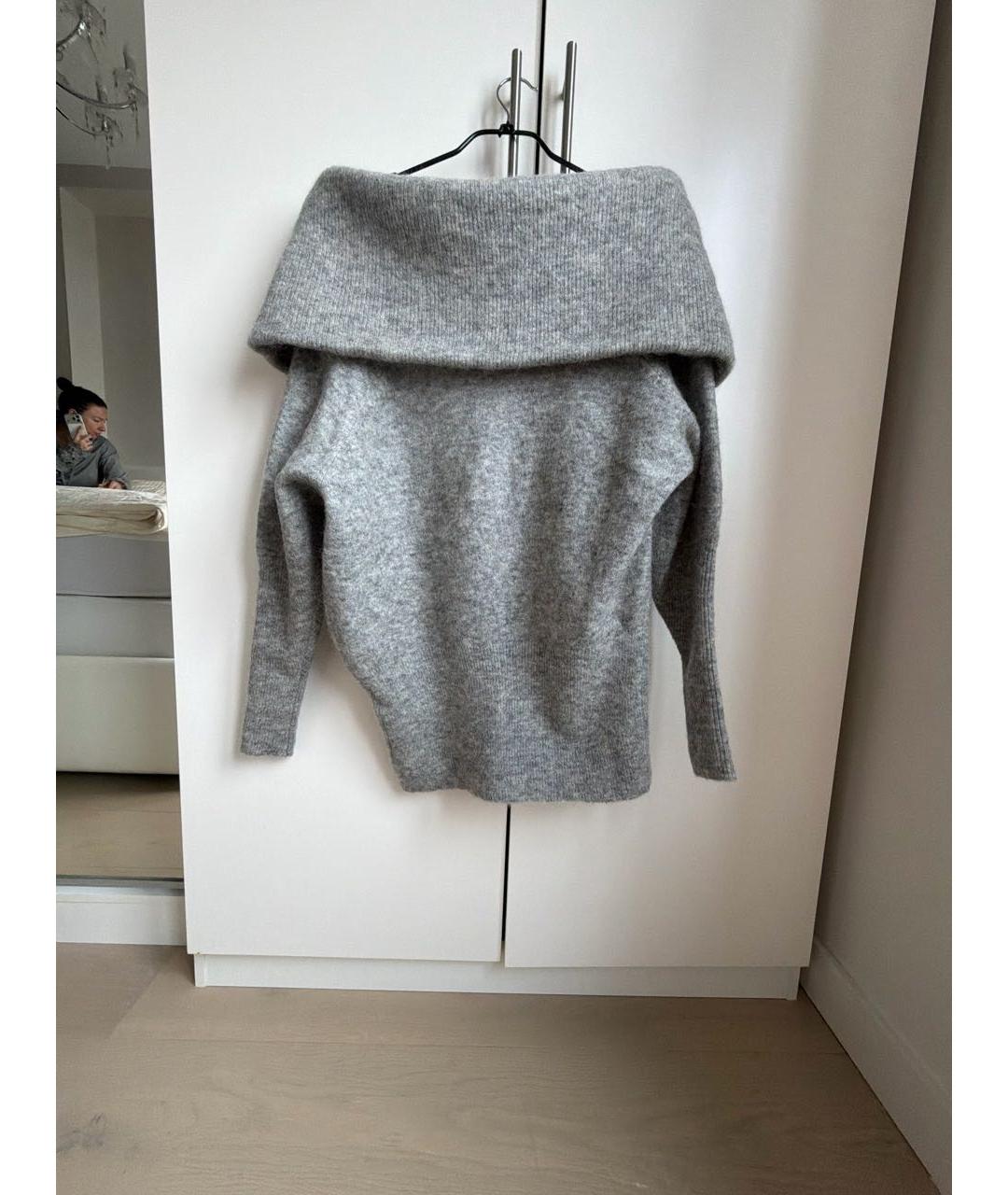 ACNE STUDIOS Серый полиамидовый джемпер / свитер, фото 1