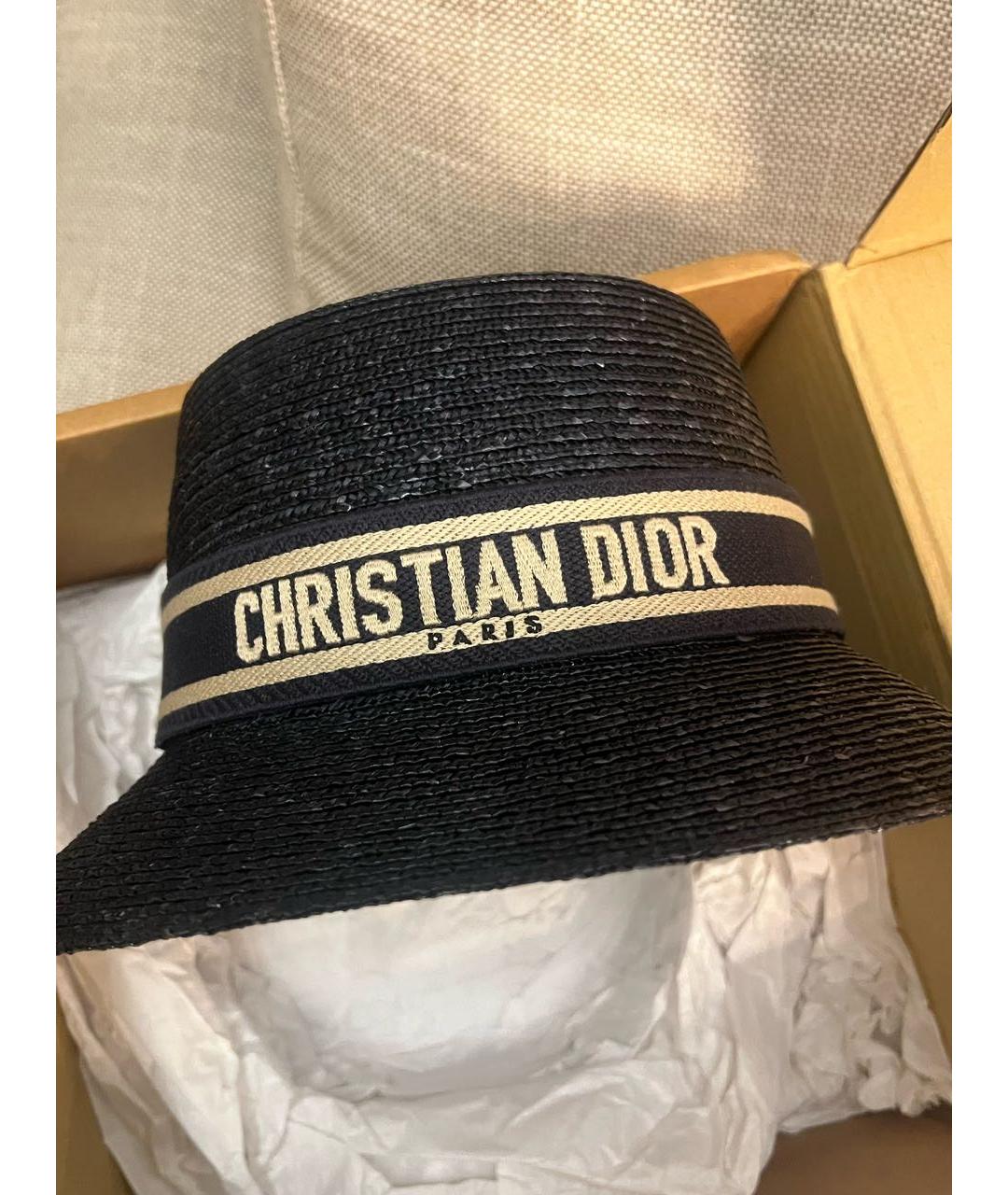 CHRISTIAN DIOR Темно-синяя панама, фото 4