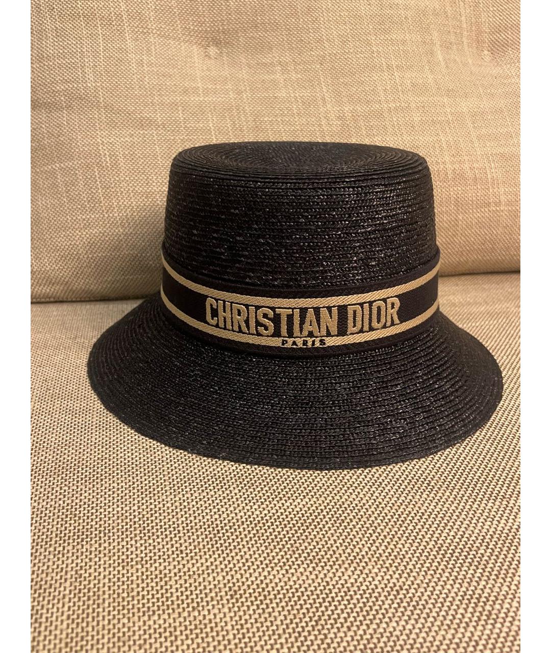 CHRISTIAN DIOR Темно-синяя панама, фото 8