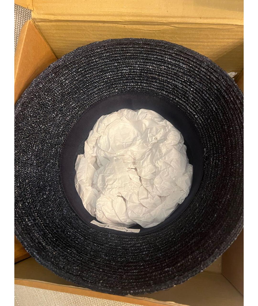 CHRISTIAN DIOR Темно-синяя панама, фото 2