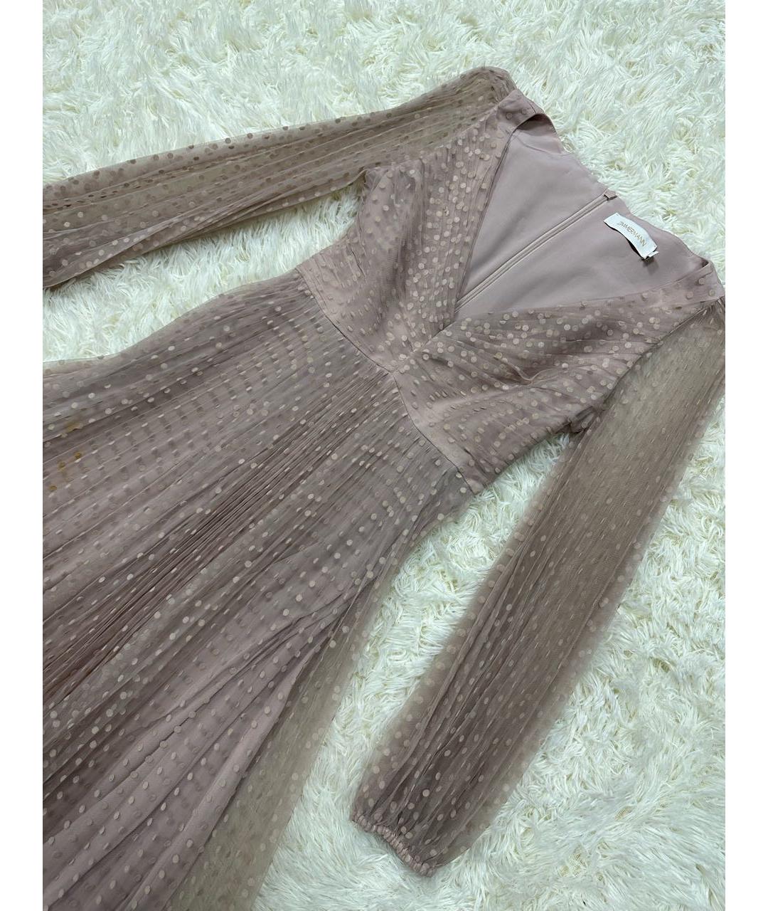 ZIMMERMANN Розовое коктейльное платье, фото 3