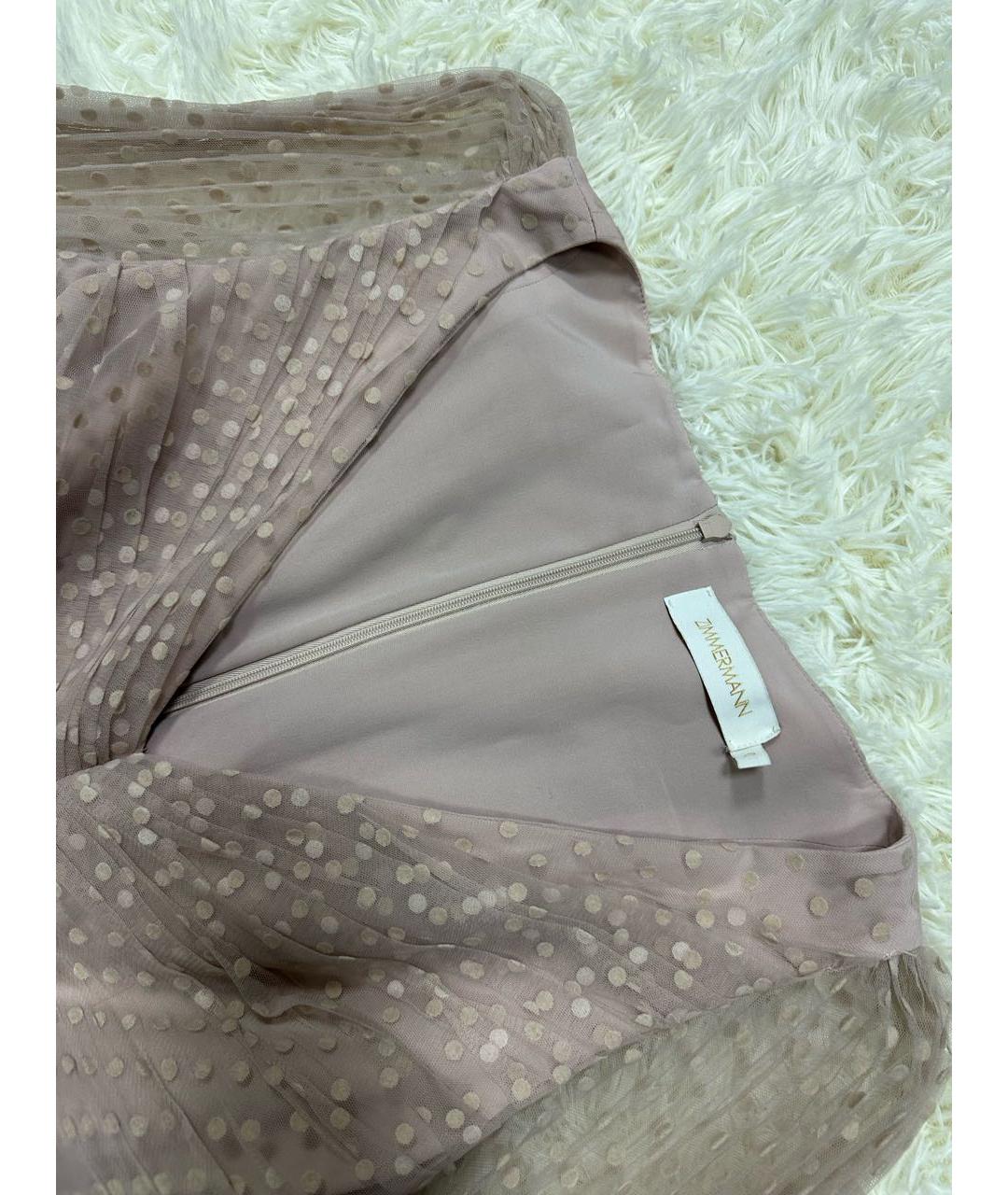 ZIMMERMANN Розовое коктейльное платье, фото 4