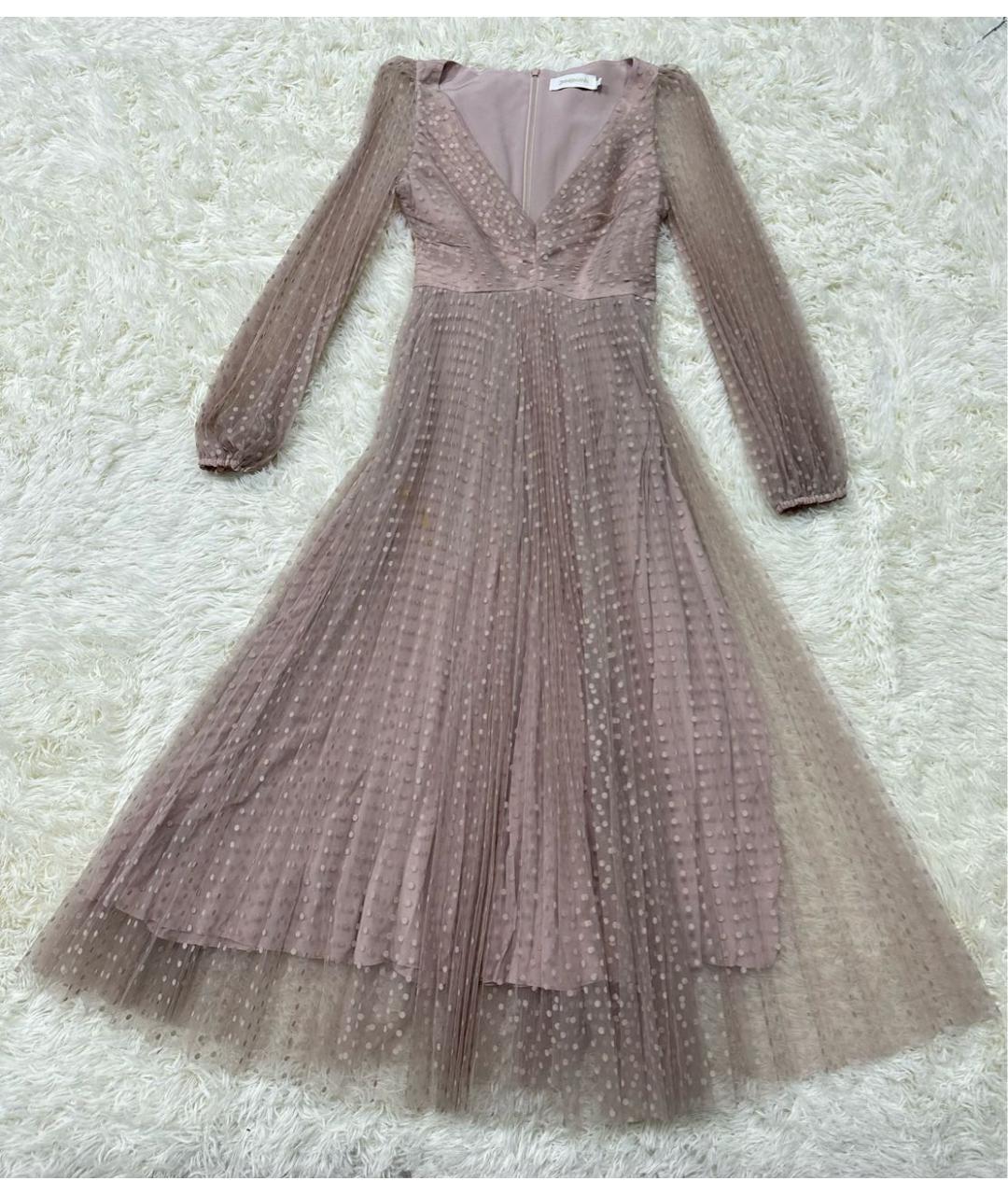 ZIMMERMANN Розовое коктейльное платье, фото 2