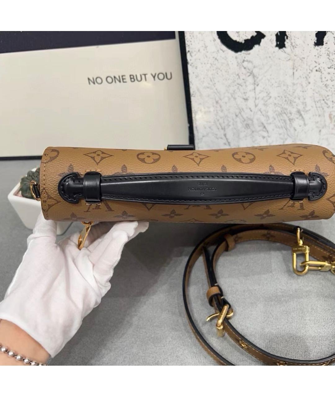 LOUIS VUITTON Коричневая сумка через плечо, фото 8