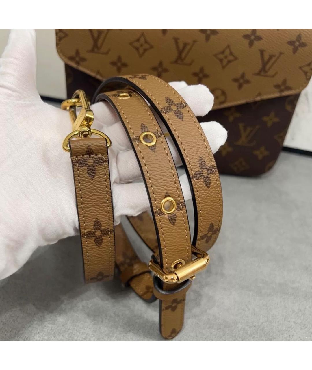 LOUIS VUITTON Коричневая сумка через плечо, фото 2