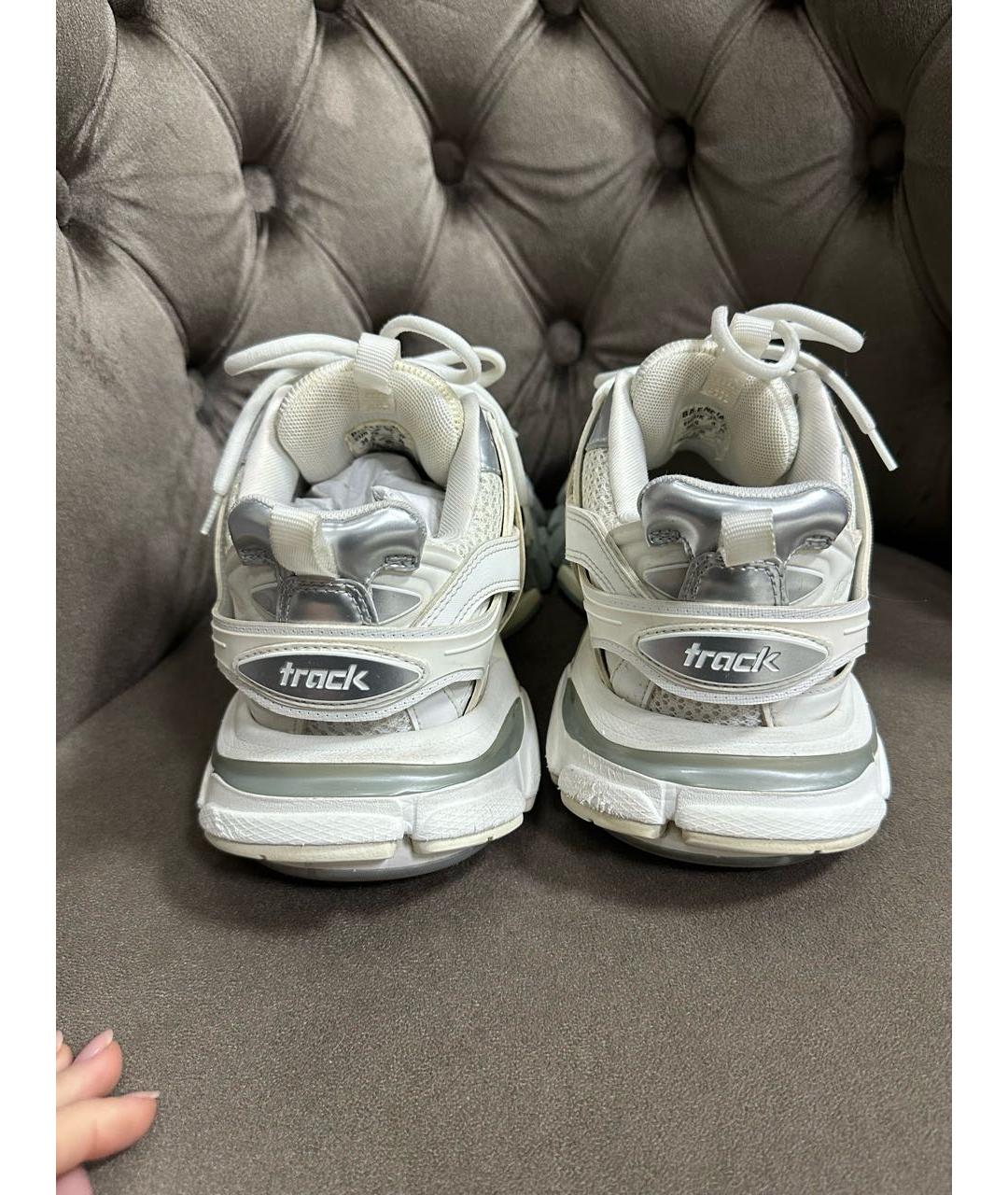 BALENCIAGA Белые кроссовки, фото 5