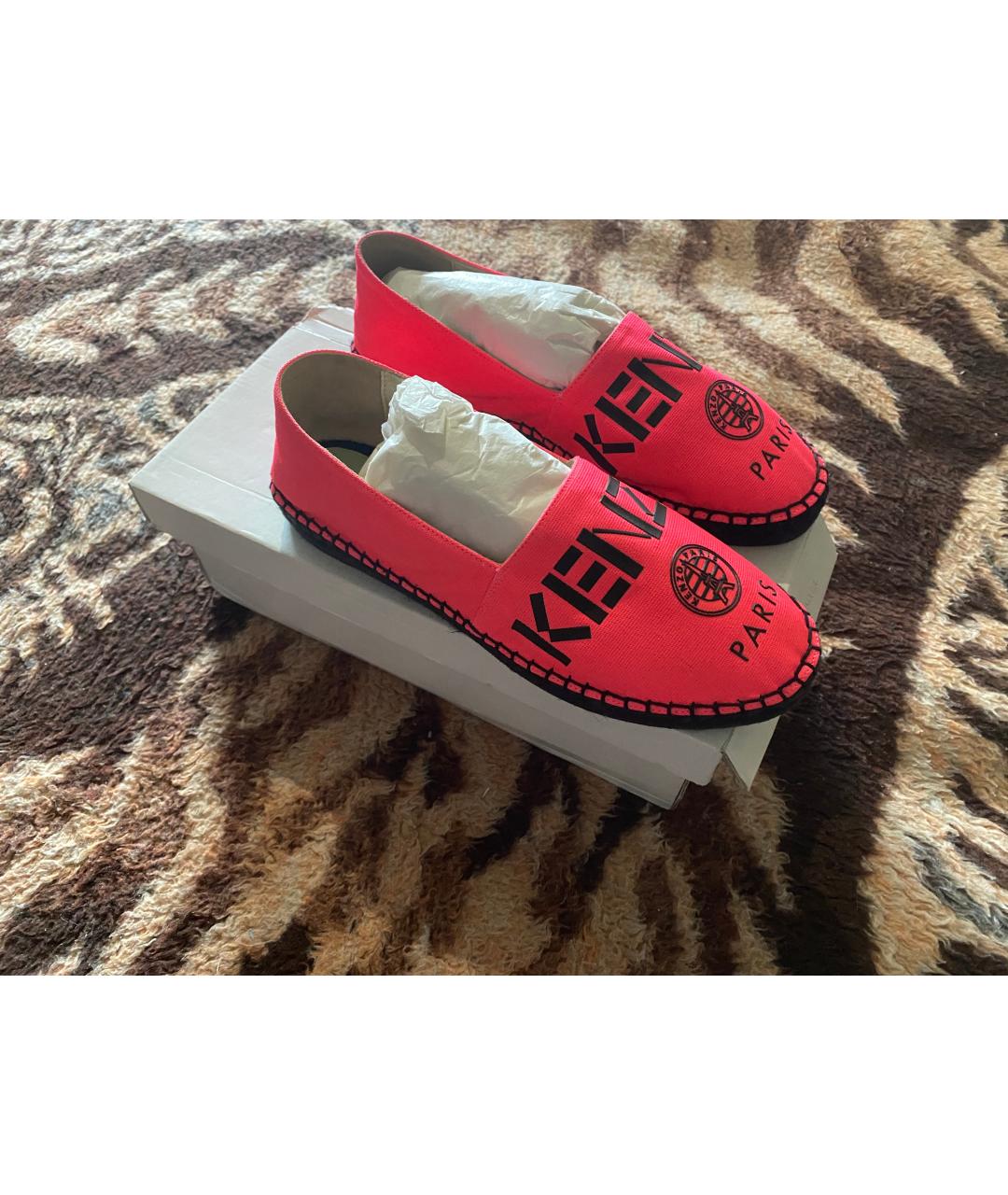 KENZO Розовые эспадрильи, фото 8