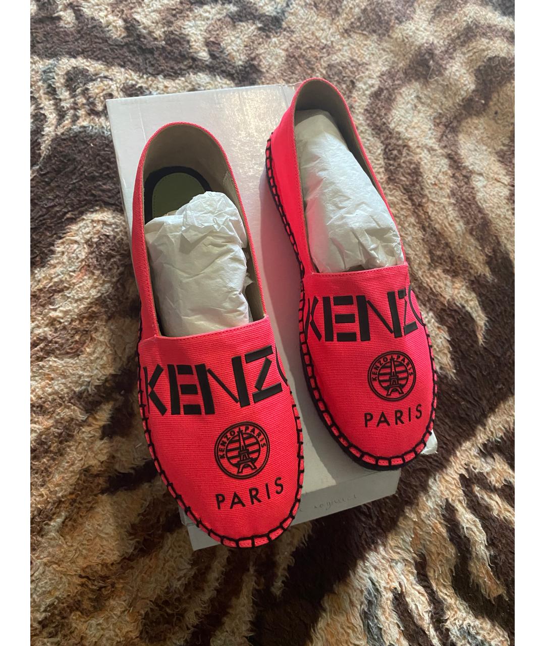 KENZO Розовые эспадрильи, фото 2