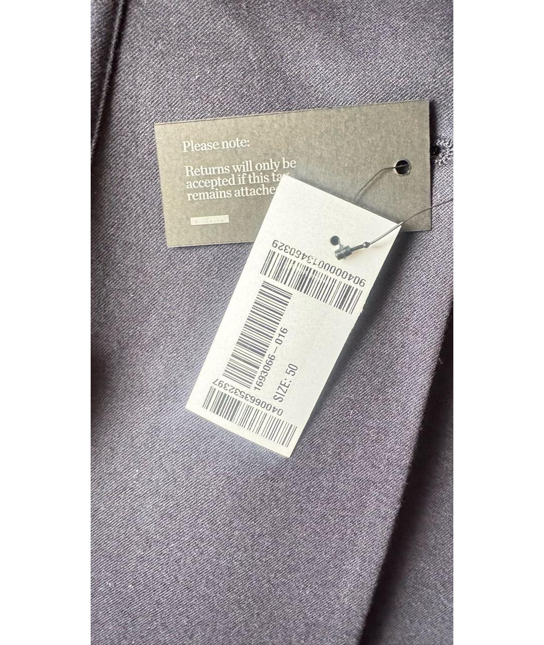 STELLA MCCARTNEY Темно-синий шерстяной жакет/пиджак, фото 4