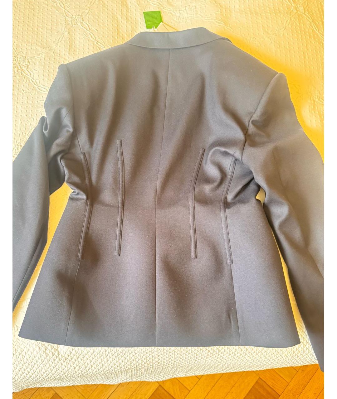 STELLA MCCARTNEY Темно-синий шерстяной жакет/пиджак, фото 6