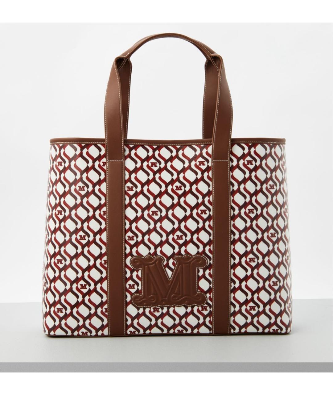 MAX MARA Бордовая сумка тоут, фото 9