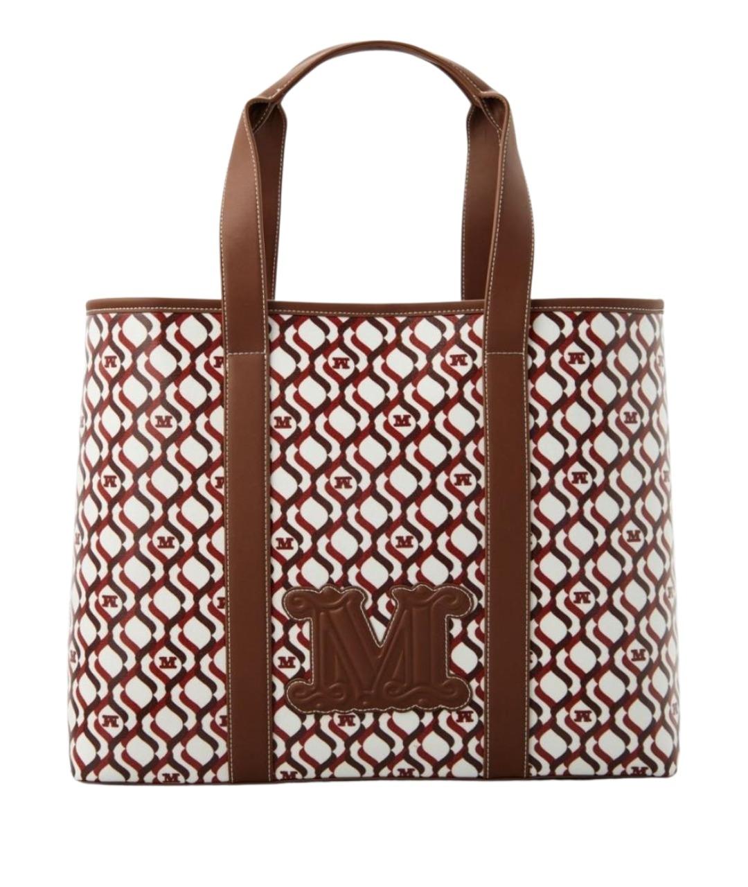 MAX MARA Бордовая сумка тоут, фото 1